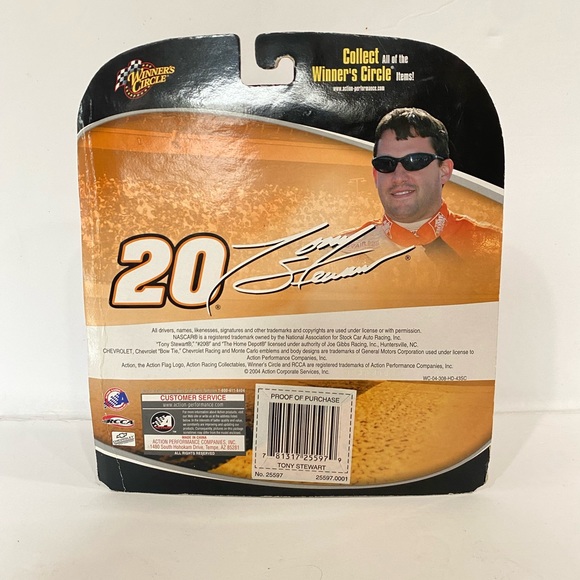 Winners Circle Home Depot #20 Tony Stewart Chevy Monte Carlo Die Cast Not 1:64 - Picture 2 of 3
